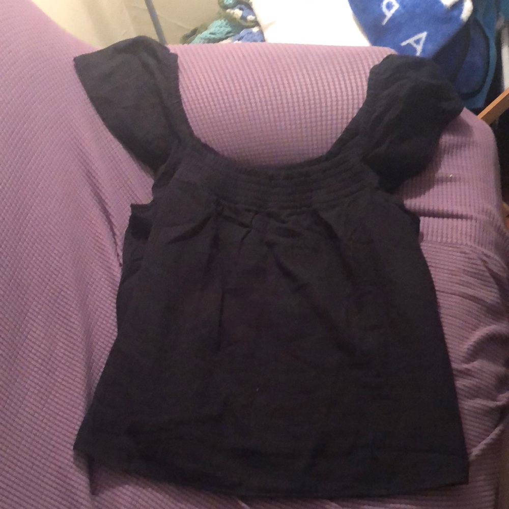 Black j crew summer top